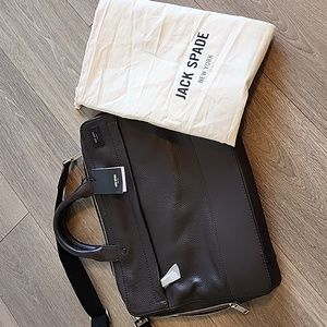 Jack Spade Men's Pebble Leather Slim Brief